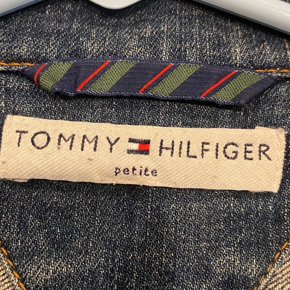 Tommy Hilfiger Classic Fitted Vintage Blue Jean Jacket - Picture 15 of 15